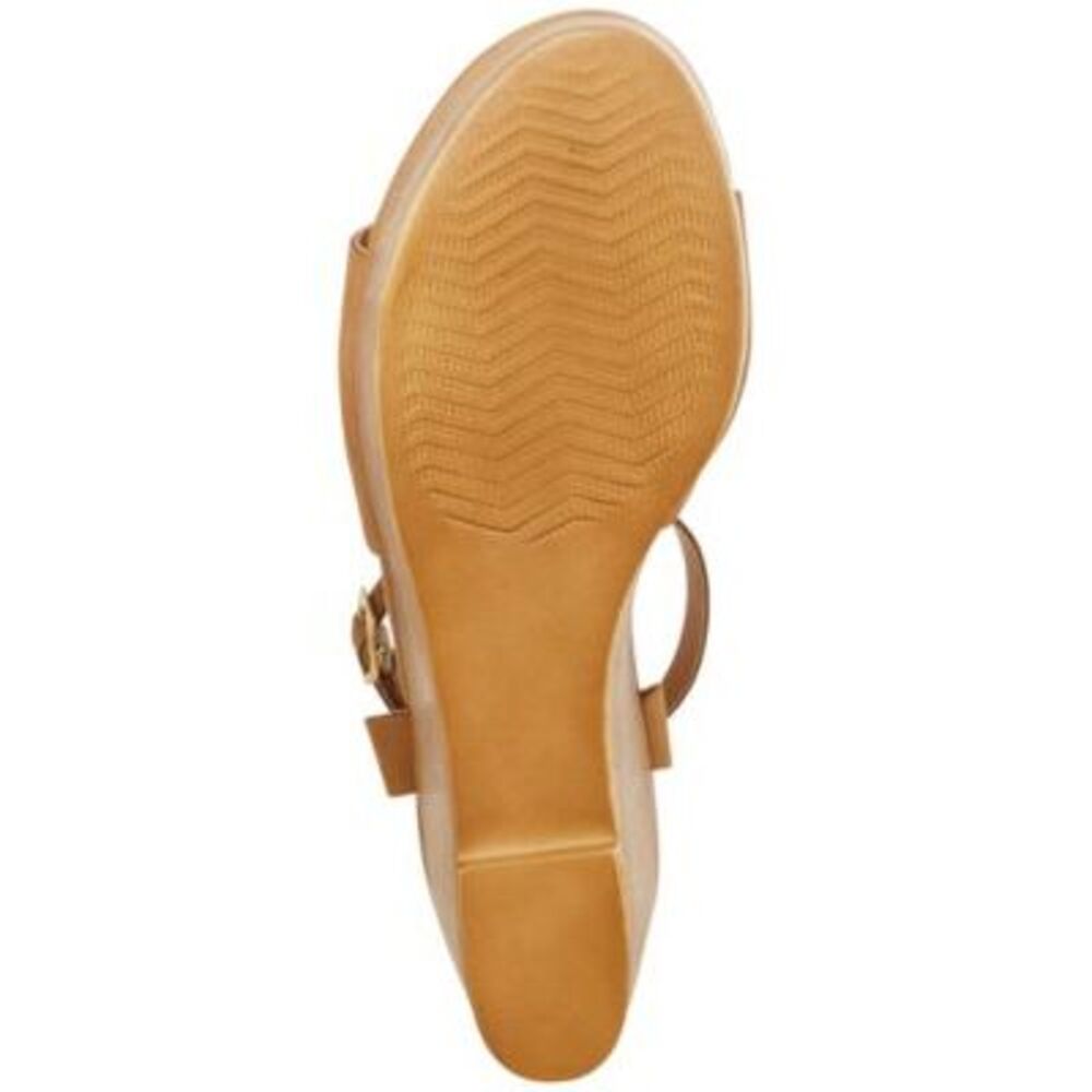 STEVE MADDEN Womens Beige 1-1/2" Platform Welsh Wedge Heeled Sandal 8.5 M - Picture 4 of 4